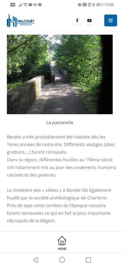 Maison D'Hote Les Notes Endormies Suite Le Refuge Walcourt Екстер'єр фото